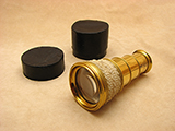 Early 19th century 3 draw monocular signed Watkins & Hill, Charing Cross, London.